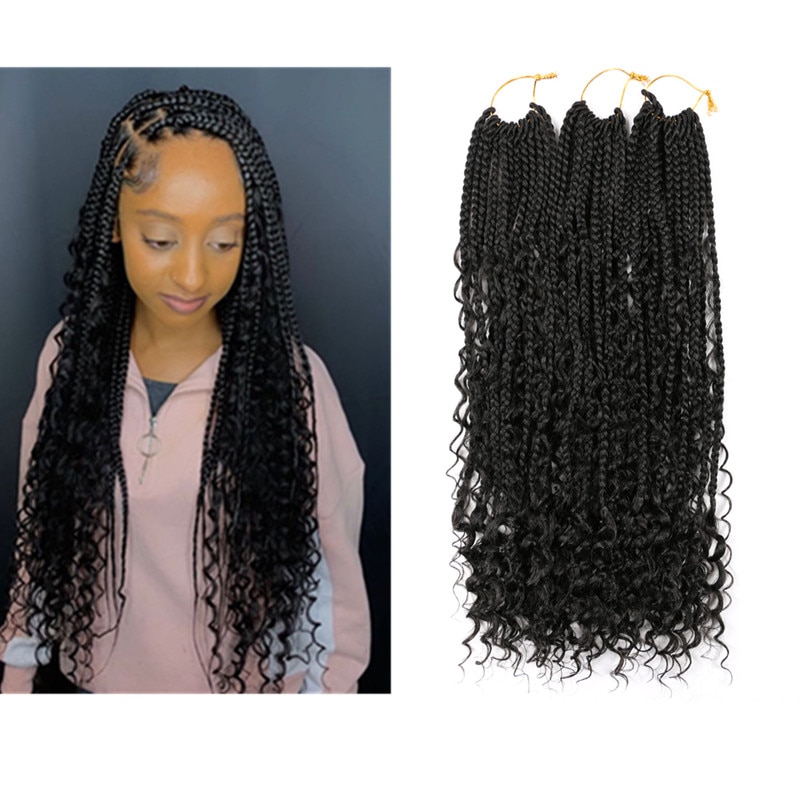 Pervado Hair 20 60g 12 strands ռ  Knotless ̾   Braids Crochet Braided Hair Extension